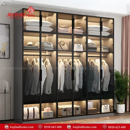 Tủ Áo Cánh Kính Hiện Đại TA-596 An Phát