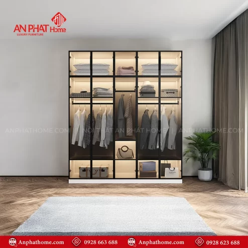 Mẫu tủ quần áo thông minh hiện đại giá rẻ