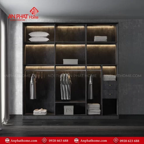 Tủ Áo Cánh Kính Sang Trọng TA-507 An Phát