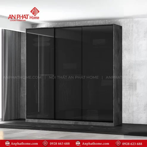 Mẫu tủ quần áo cánh lùa hiện đại