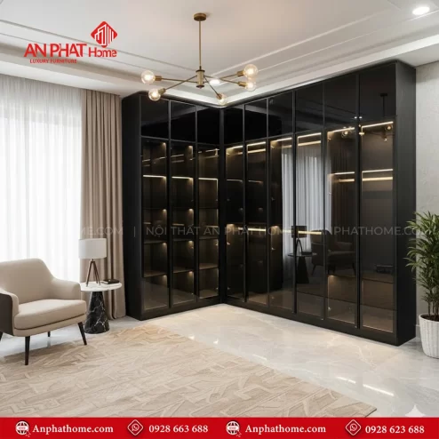 Tủ Áo Cánh Kính Sang Trọng TA-546 An Phát