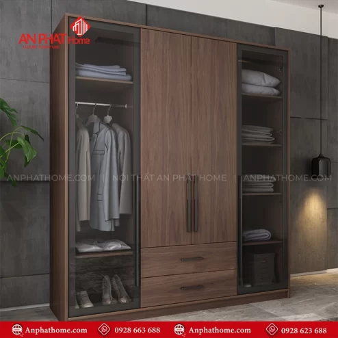 Tủ Áo Cánh Kính TA-568 An Phát