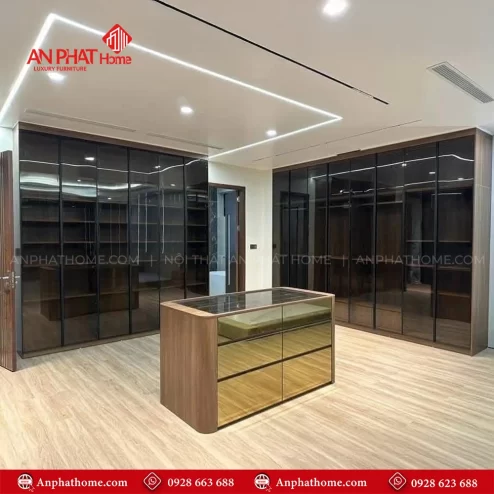 Tủ Áo Cánh Kính Thiết Kế Theo Yêu Cầu TA-556 An Phát