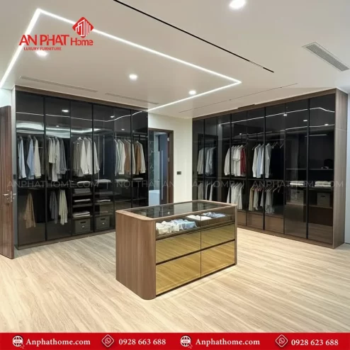 Tủ đựng quần áo cánh kính đẹp