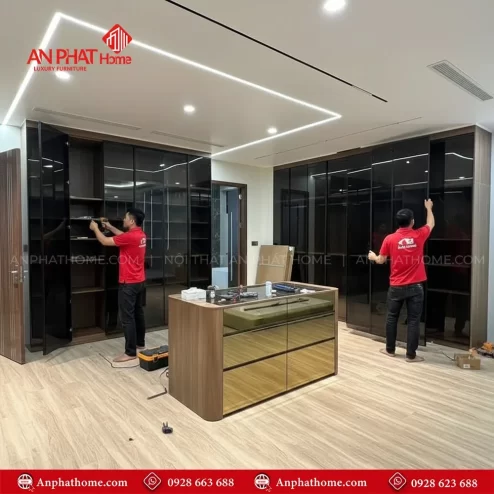 Mẫu tủ đựng quần áo nhiều ngăn