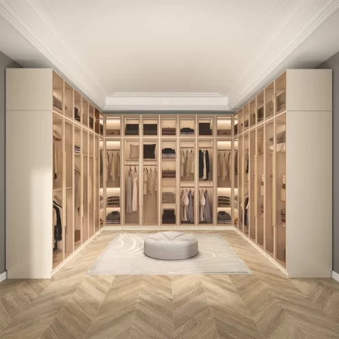 Tủ Áo Cánh Kính Thiết Kế Theo Yêu Cầu TA-563 An Phát