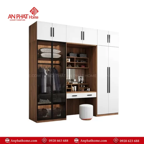 Thiết kế tủ quần áo cho phòng ngủ nhỏ