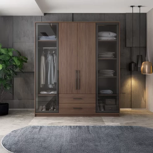 Tủ Áo Gỗ Cánh Kính TA-505 An Phát