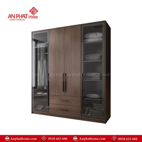 Mẫu thiết kế tủ quần áo cho phòng ngủ