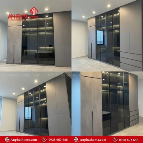 Mẫu tủ quần áo gỗ công nghiệp