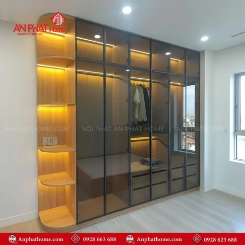 Tủ Áo Người Lớn Cánh Kính TA-886 An Phát Home