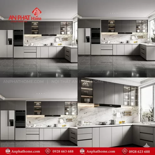 Mẫu tủ bếp đẹp đơn giản giá tốt nhất