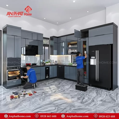 Các mẫu tủ bếp đẹp nhất hiện nay