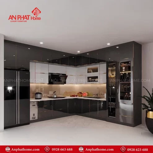 Tủ Bếp Đẹp Thiết Kế Sang Trọng TB-927 An Phát