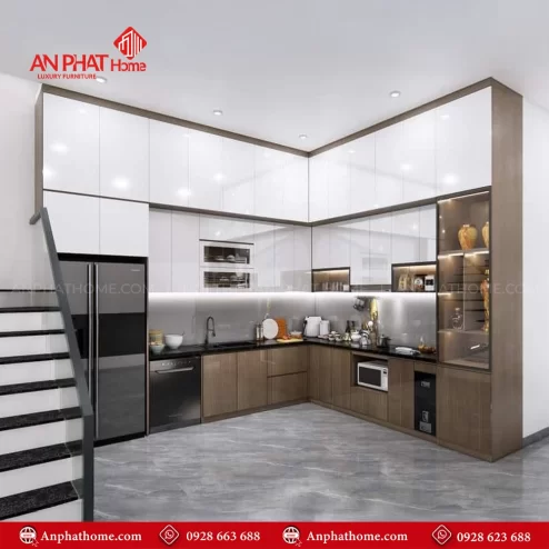 Tủ Bếp Gỗ Đẹp TB-936 An Phát