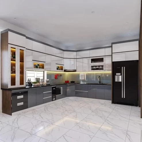 Tủ Bếp Gỗ Đẹp TB-942 An Phát