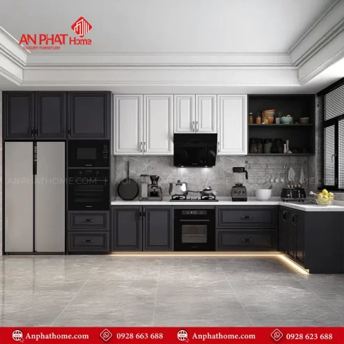 Tủ Bếp Gỗ Đẹp TB-952 An Phát