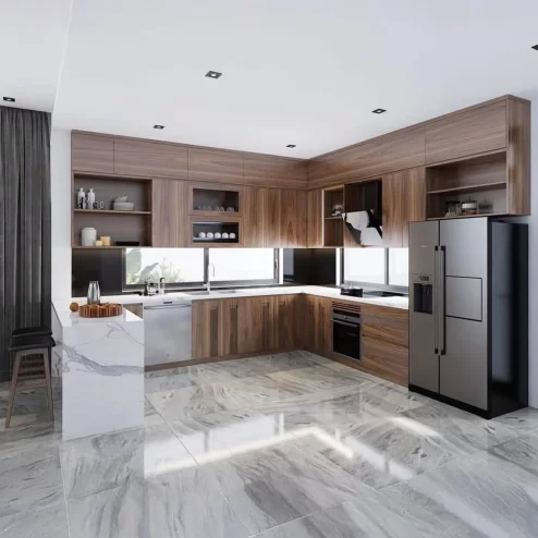 Tủ Bếp Gỗ Sang Trọng TB-947 An Phát