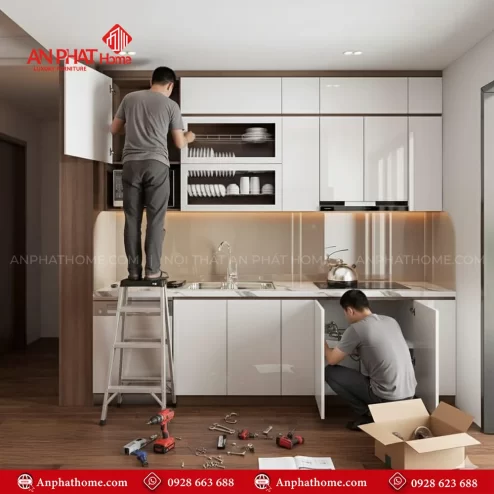 Top 30 mẫu tủ bếp đẹp giá rẻ nhất