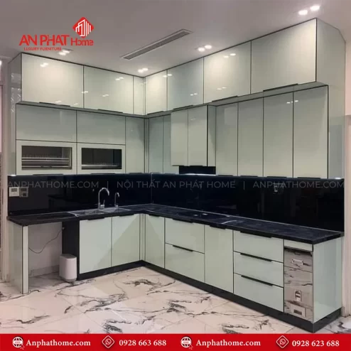 Tủ Bếp Inox Cánh Acrylic Cao CấpTB-926 An Phát