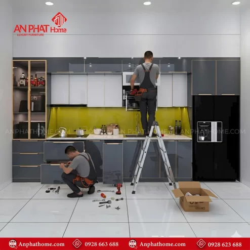 Các mẫu tủ bếp đẹp nhất hiện nay