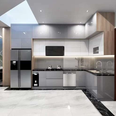 Tủ Bếp MDF Phủ Acrylic TB-953 An Phát