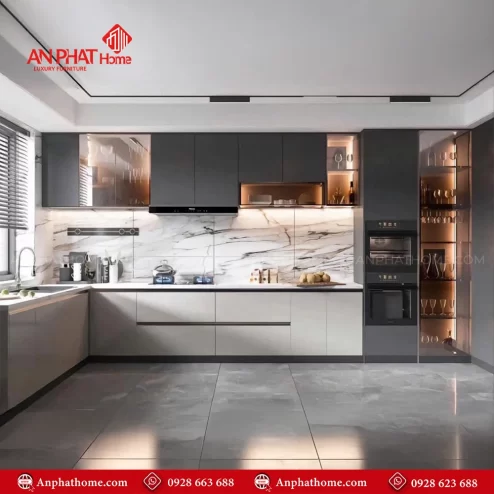 Tủ Bếp Nhôm Cao Cấp TB-946 An Phát