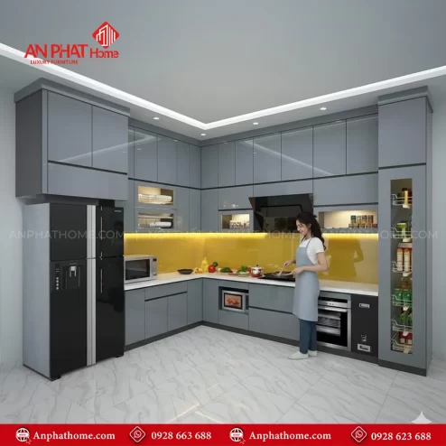 Tủ bếp nhựa Acrylic - Báo giá tốt nhất