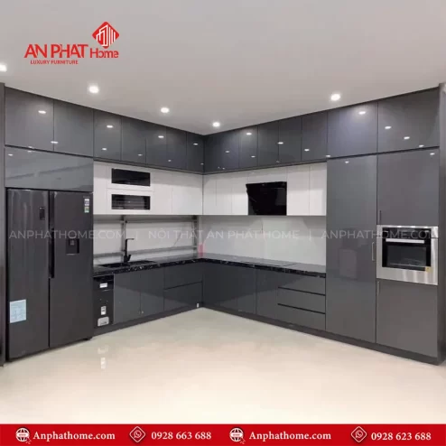 Tủ Bếp Nhựa Cánh Acrylic TB-912 An Phát