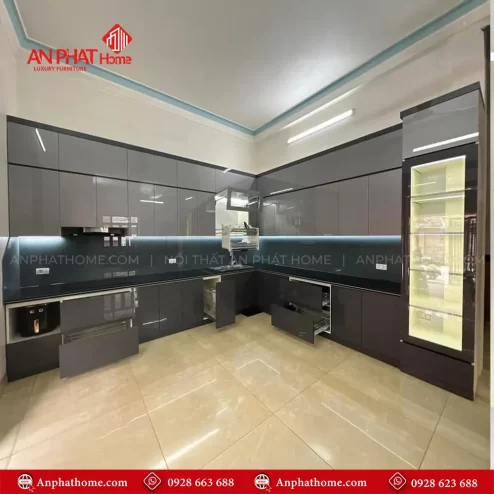 Tủ Bếp Nhựa Cao Cấp Sang Trọng TB-918 An Phát