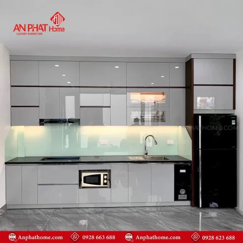 Tủ Bếp Nhựa Chữ I Hiện Đại TB-917 An Phát