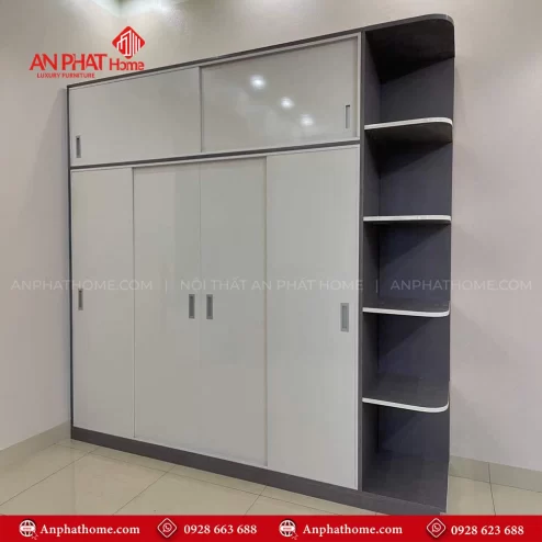 Tủ Đựng Quần Áo Cánh Lùa TA-577 An Phát Home