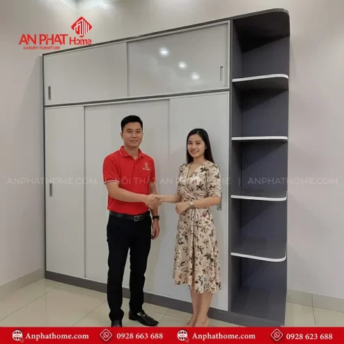 Mẫu tủ quần áo trong phòng ngủ hiện đại