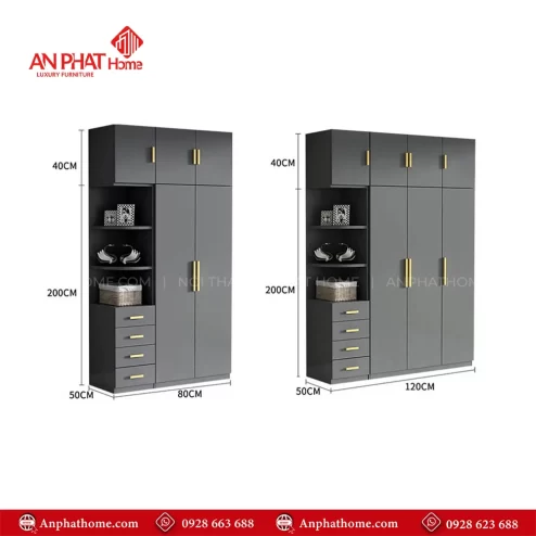 Tủ quần áo thiết kế theo yêu cầu