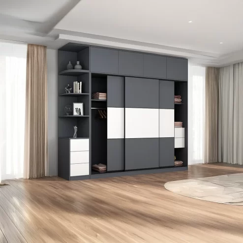 Tủ Quần Áo Cánh Lùa Đẹp TA-571 An Phát Home