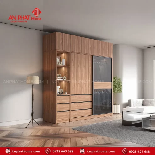 Thiết kế tủ quần áo hiện đại