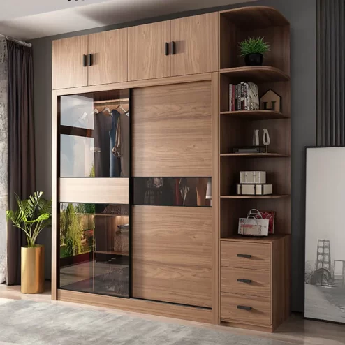 Tủ Quần Áo Cửa Lùa Cánh Kính TA-592 An Phát Home