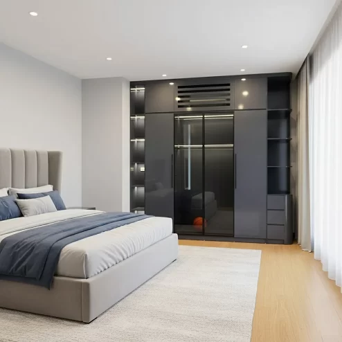 Tủ Quần Áo Đẹp Cánh Kính TA-529 An Phát Home