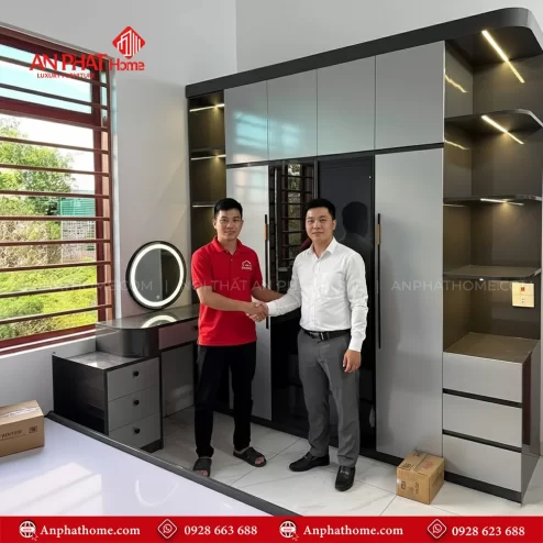 Mẫu tủ quần áo thông minh tiết kiệm diện tích