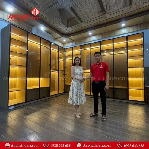 Mẫu thiết kế tủ quần áo thông minh tiết kiệm diện tích