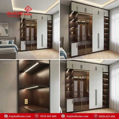 Những mẫu tủ đựng quần áo đẹp