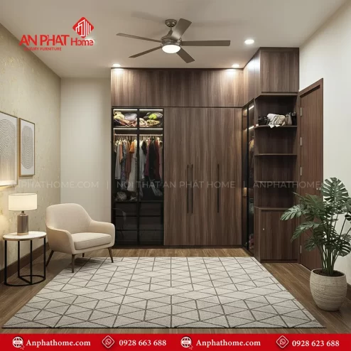 Tủ Quần Áo Gỗ Công Nghiệp TA-516 An Phát Home
