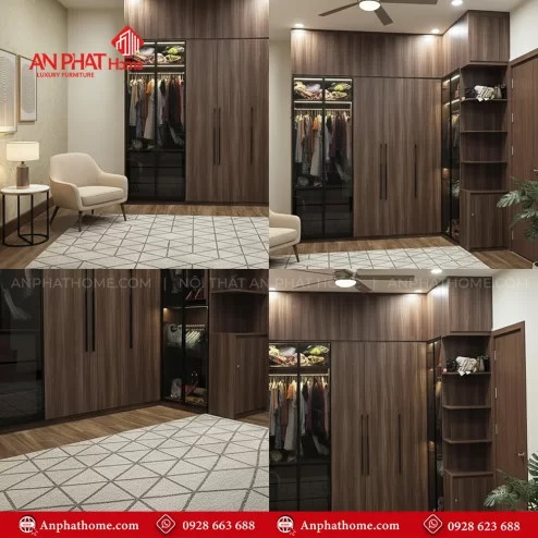 Các mẫu tủ quần áo đẹp hiện đại nhất hiện nay