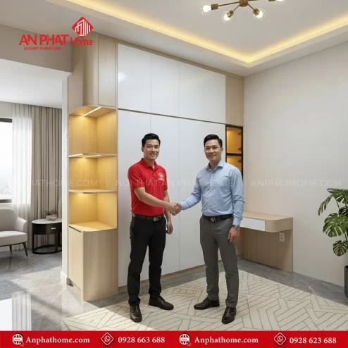 Tủ Quần Áo Gỗ Công Nghiệp TA-525 An Phát Home