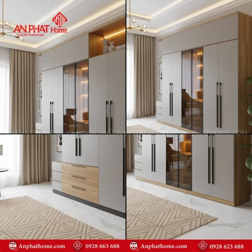 Các mẫu tủ quần áo đẹp nhất