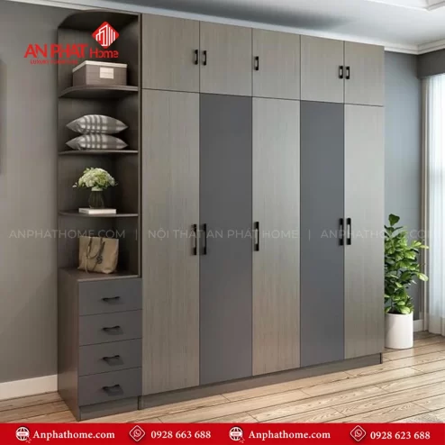 Tủ Quần Áo Gỗ Đẹp TA-580 An Phát Home