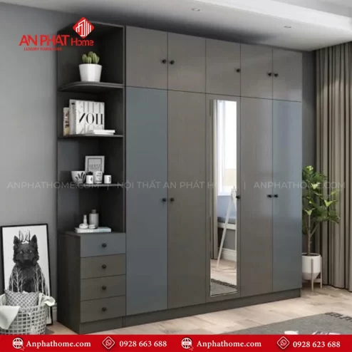 Mẫu thiết kế tủ quần áo đẹp nhất hiện nay