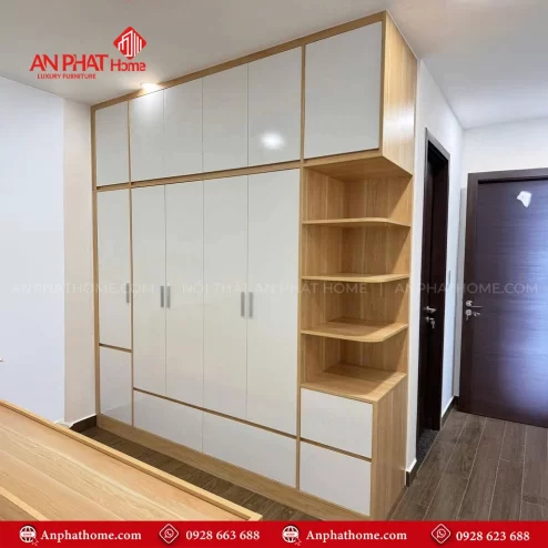 Tủ Quần Áo Gỗ MDF TA-560 An Phát Home