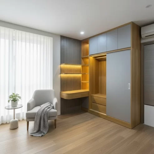 Tủ Quần Áo Gỗ TA-524 An Phát Home