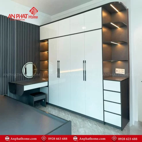 Tủ Quần Áo Gỗ TA-550 An Phát Home